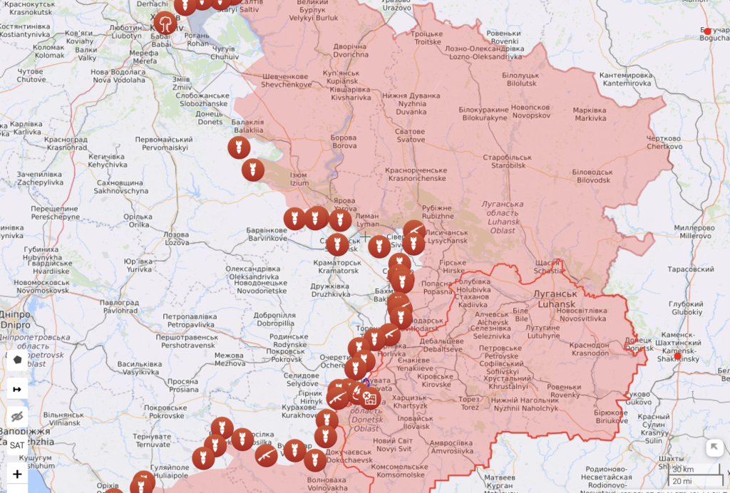 карта війни