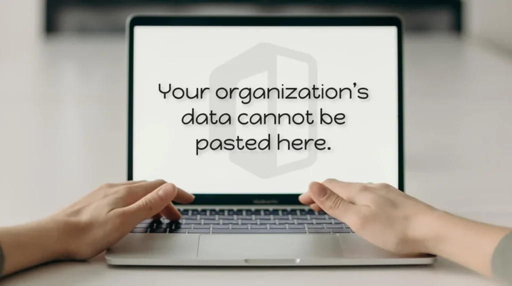 your organization's data cannot be pasted here. only 100 characters are allowed.