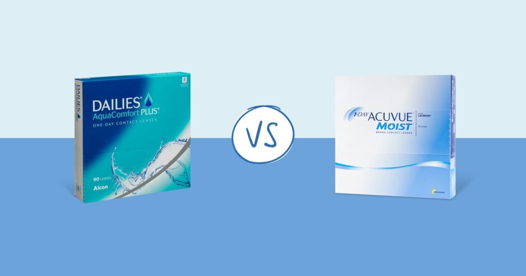 How to Choose Between 1 Day Acuvue Moist and Dailies AquaComfort Plus if You Have Dry Eyes 1 Day Acuvue Moist